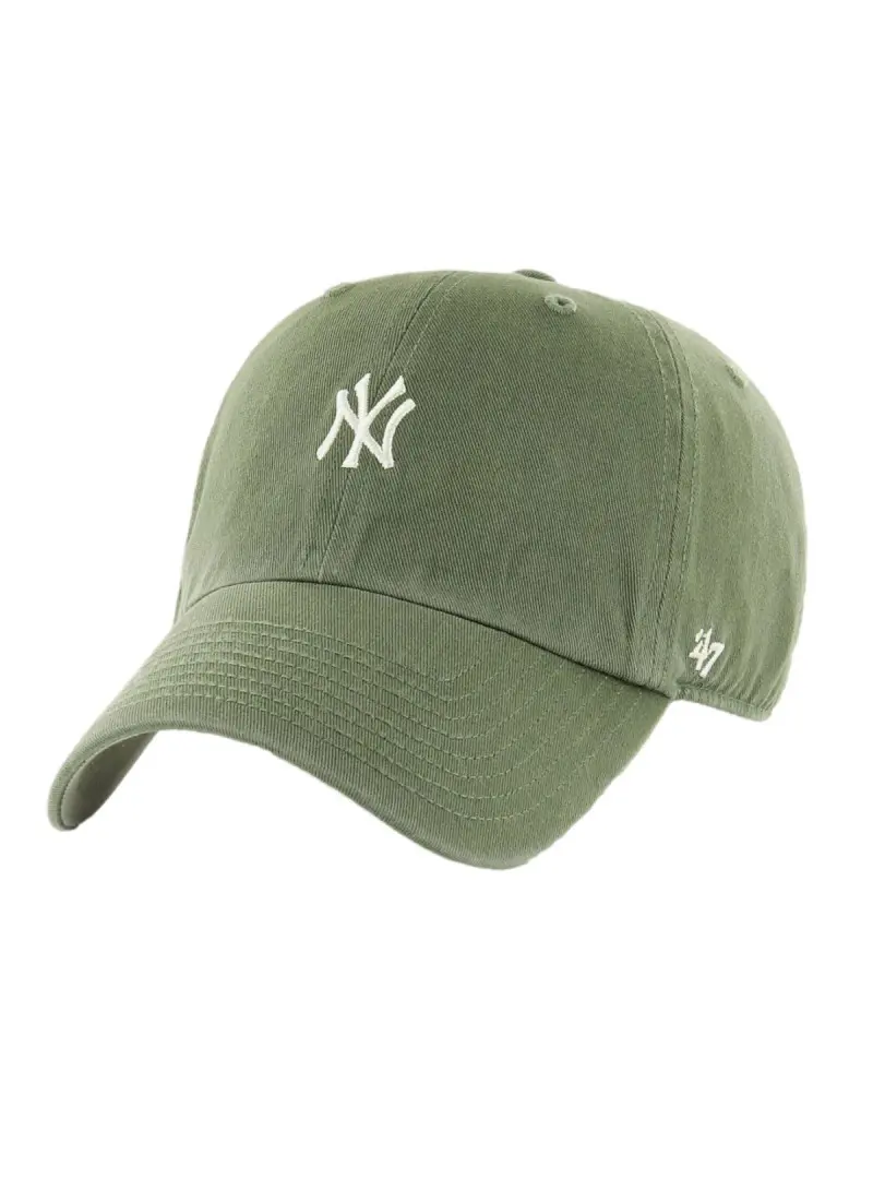 47 Brand Czapka z daszkiem Mlb New York Yankees Base Runner 47 Clean Up B-BSRNR17GWS-MSA Zielony | Sklep Monotox