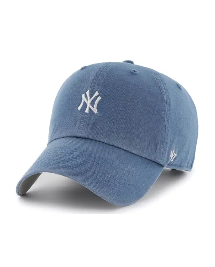 47 Brand Czapka z daszkiem Mlb New York Yankees Base Runn B-BSRNR17GWS-TB Niebieski | Sklep Monotox