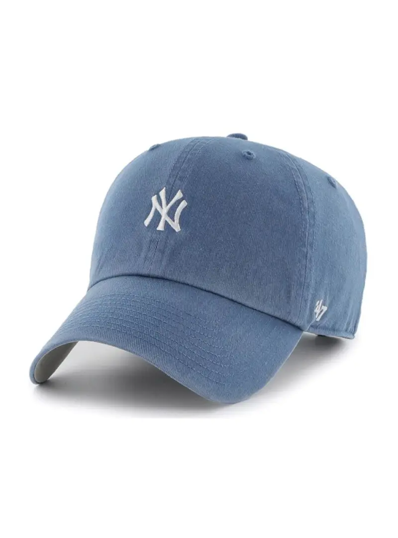 47 Brand Czapka z daszkiem Mlb New York Yankees Base Runn B-BSRNR17GWS-TB Niebieski | Sklep Monotox