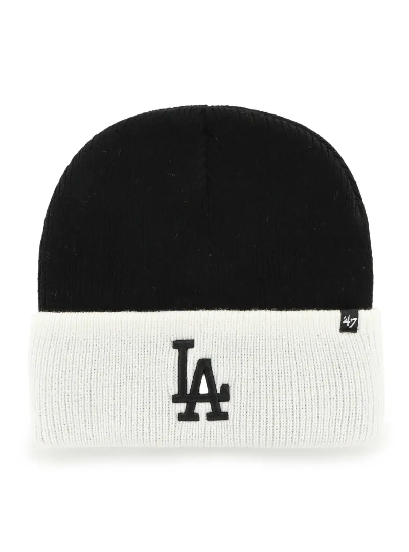 47 Brand Czapka zimowa Los Angeles Dodgers Cuff Knit B-CAMPS12ACE-BK Czarny | Sklep Monotox