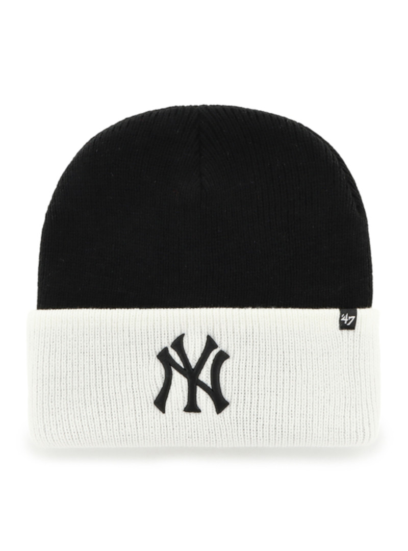 47 Brand Czapka zimowa New York Yankees Cuff Knit B-CAMPS17ACE-BKA Czarny | Sklep Monotox