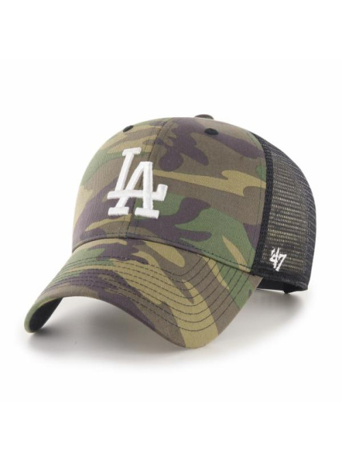 47 Brand Czapka z daszkiem Mlb Los Angeles Dodgers B-CBRAN12GWP-CMD Zielony | Sklep Monotox
