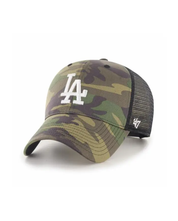 47 Brand Czapka z daszkiem Mlb Los Angeles Dodgers B-CBRAN12GWP-CMD Zielony | Sklep Monotox
