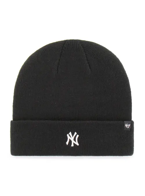 47 Brand Czapka zimowa New York Yankees Cuff Knit B-CFDCN17ACE-BK Czarny | Sklep Monotox