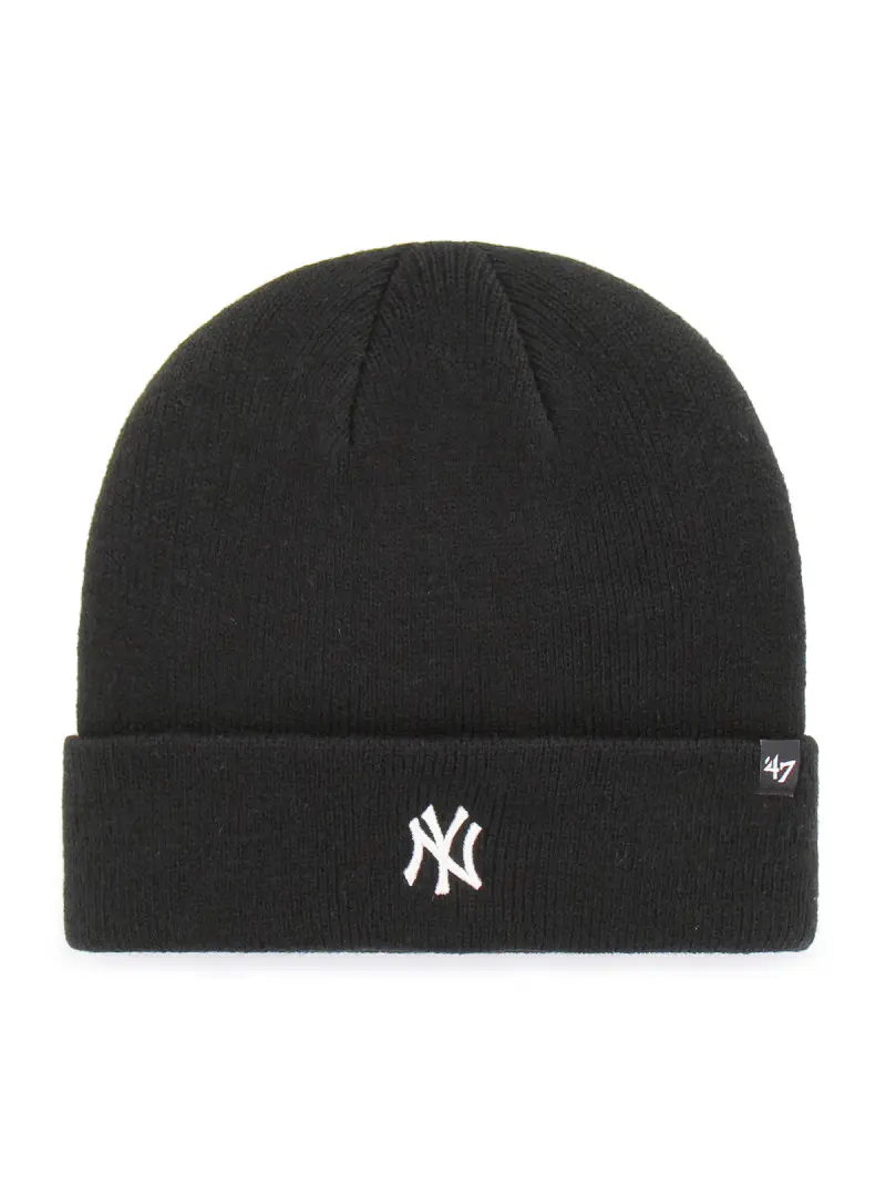 47 Brand Czapka zimowa New York Yankees Cuff Knit B-CFDCN17ACE-BK Czarny | Sklep Monotox