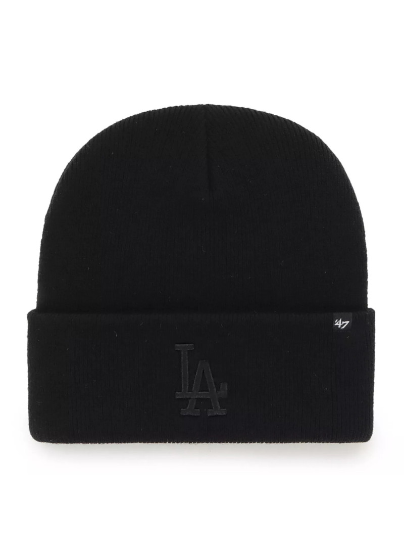 47 Brand Czapka zimowa Los Angeles Dodgers Cuff Knit B-HYMKR12ACE-BKB Czarny | Sklep Monotox