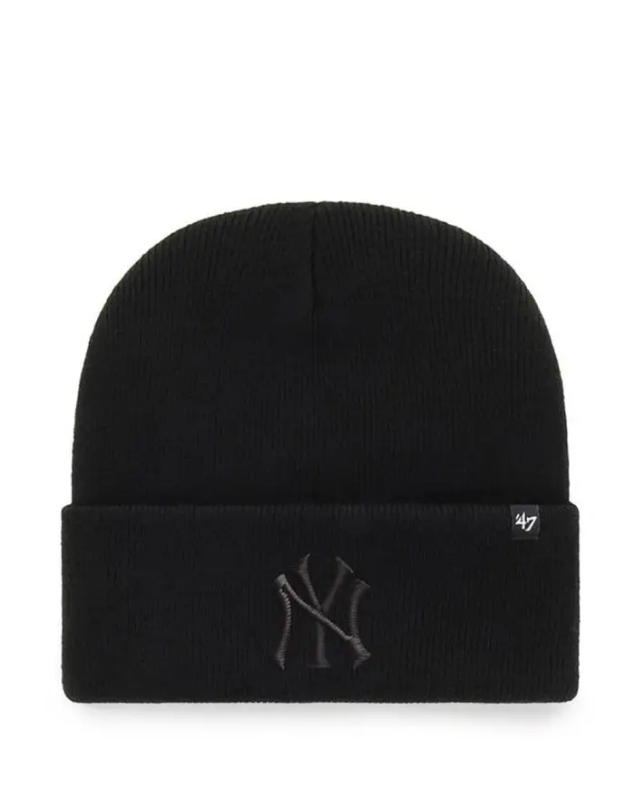 47 Brand Czapka zimowa Mbl New York Yankees B-HYMKR17ACE-BKG Czarny | Sklep Monotox