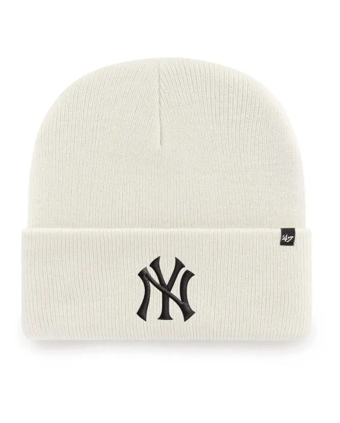 47 Brand Czapka zimowa Mlb New York Yankees Cuff Knit B-HYMKR17ACE-NTD Beżowy | Sklep Monotox