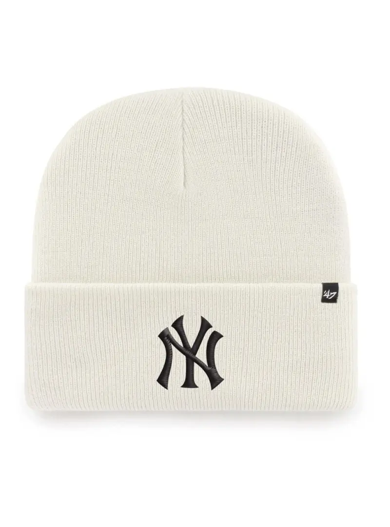 47 Brand Czapka zimowa Mlb New York Yankees Cuff Knit B-HYMKR17ACE-NTD Beżowy | Sklep Monotox