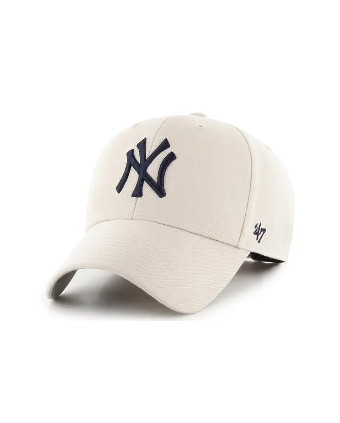 47 Brand Czapka z daszkiem Mlb New York Yankees B-MVP17WBV-BN Beżowy | Sklep Monotox