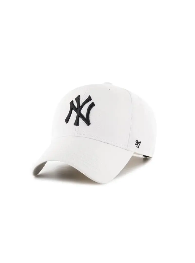 47 Brand Czapka z daszkiem Mlb New York Yankees B-RAC17CTP-WH Biały | Sklep Monotox