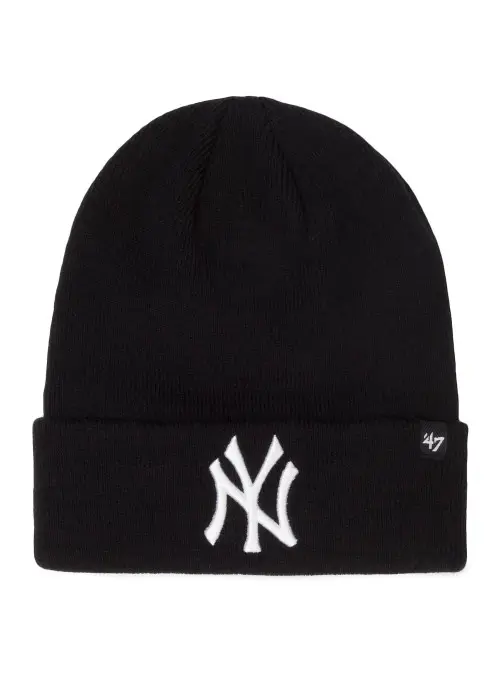 47 Brand Czapka zimowa Mlb New York Yankees Raised 4 B-RKN17ACE-BKA Czarny | Sklep Monotox