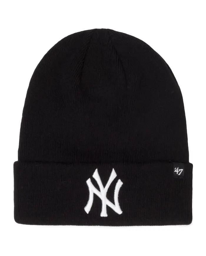 47 Brand Czapka zimowa Mlb New York Yankees Raised 4 B-RKN17ACE-BKA Czarny | Sklep Monotox