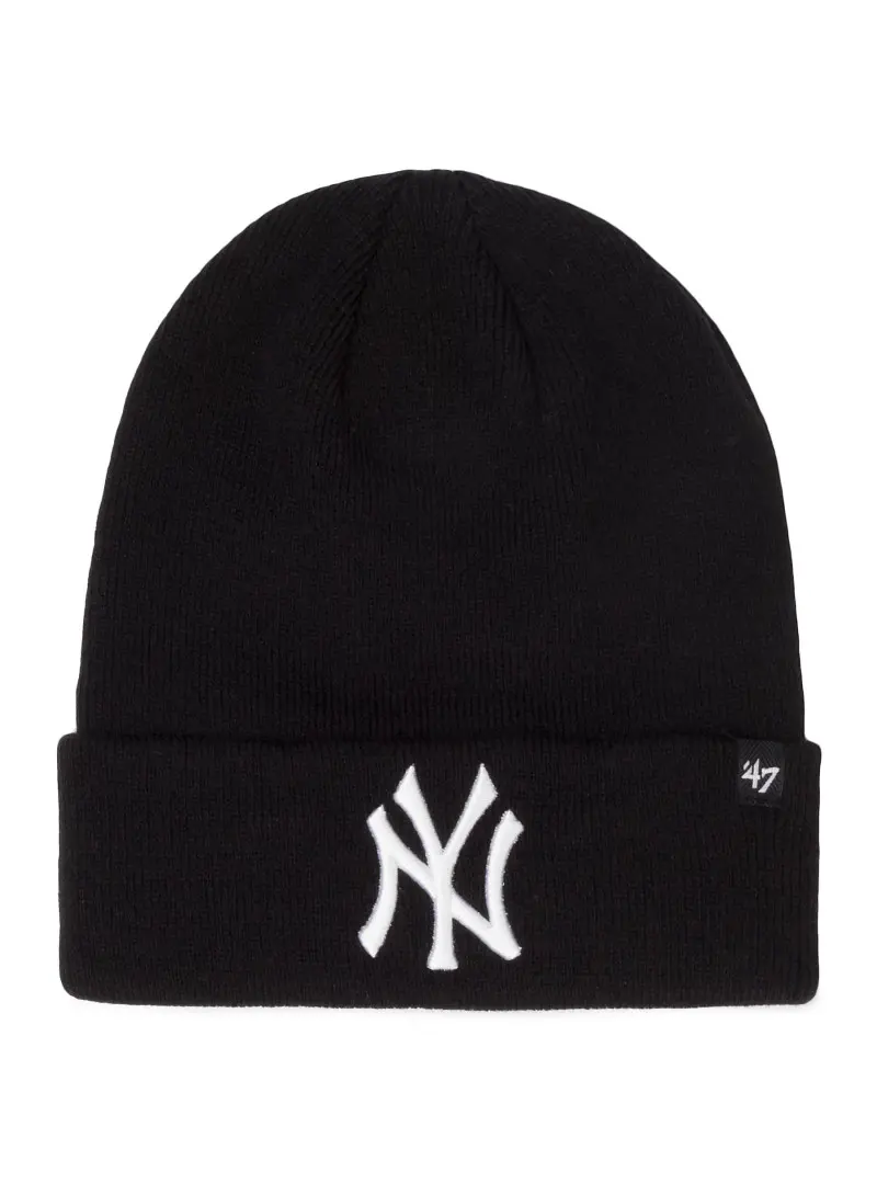 47 Brand Czapka zimowa Mlb New York Yankees Raised 4 B-RKN17ACE-BKA Czarny | Sklep Monotox