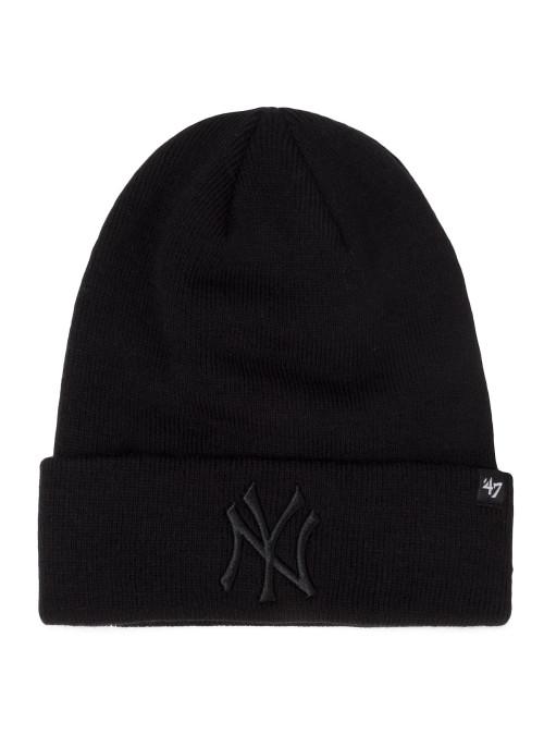 47 Brand Czapka zimowa Mlb New York Yankees Raised 4 B-RKN17ACE-BKD Czarny | Sklep Monotox