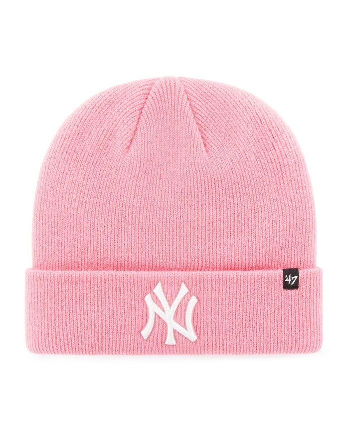 47 Brand Czapka zimowa New York Yankees Cuff Knit B-RKN17ACE-RSA Różowy | Sklep Monotox
