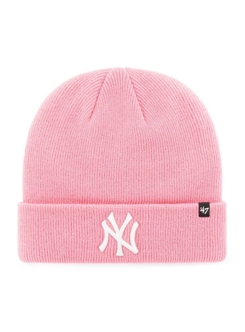 47 Brand Czapka zimowa New York Yankees Cuff Knit B-RKN17ACE-RSA Różowy | Sklep Monotox