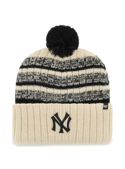 47 Brand Czapka zimowa Mlb New York Yankees Coopersto BCPTN-TAVRN17ACE-NT1 Beżowy | Sklep Monotox