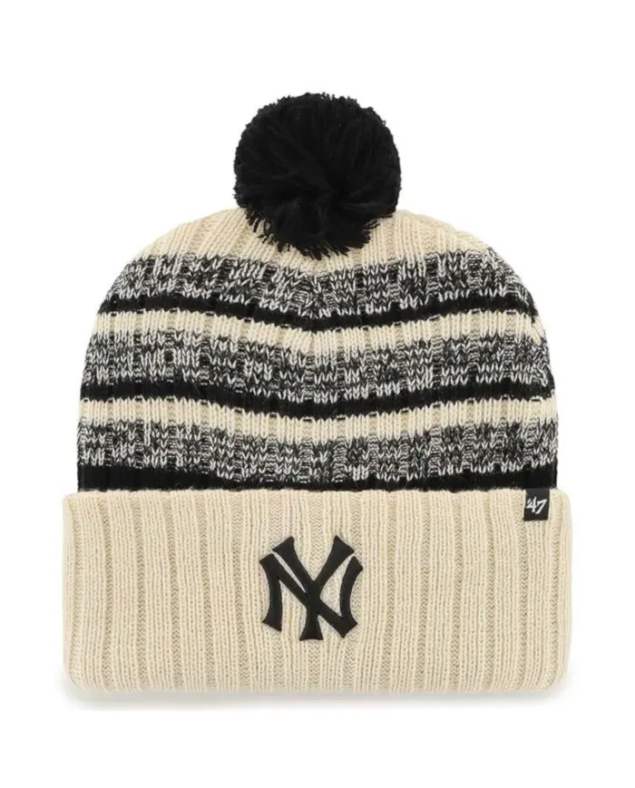 47 Brand Czapka zimowa Mlb New York Yankees Coopersto BCPTN-TAVRN17ACE-NT1 Beżowy | Sklep Monotox