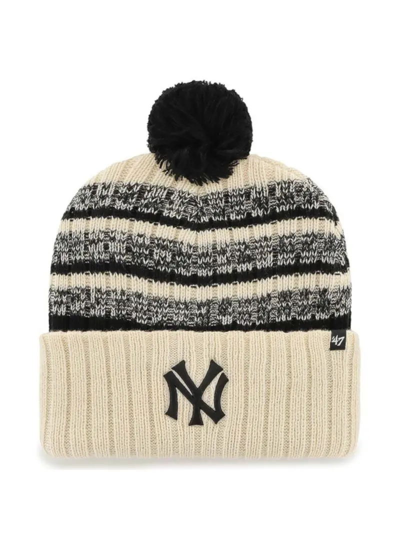 47 Brand Czapka zimowa Mlb New York Yankees Coopersto BCPTN-TAVRN17ACE-NT1 Beżowy | Sklep Monotox