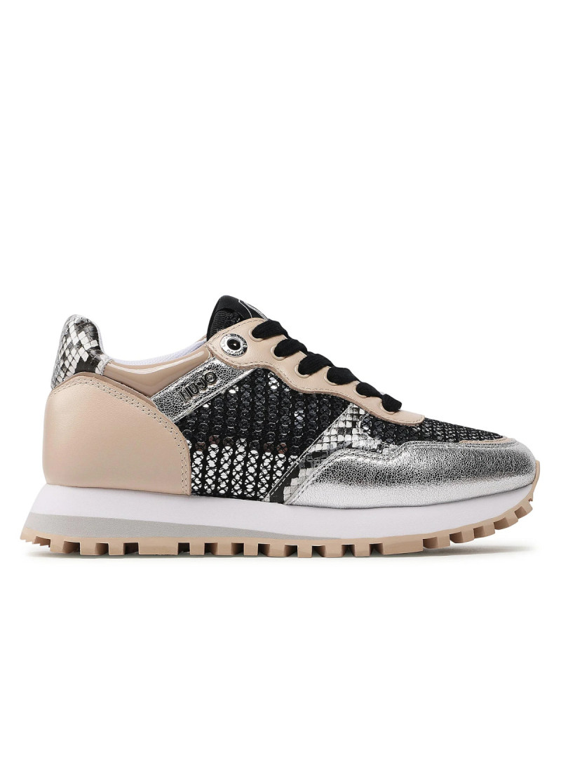 Liu Jo Damskie Sneakersy Wonder 01 BF2061TX254 Srebrny | Sklep Monotox