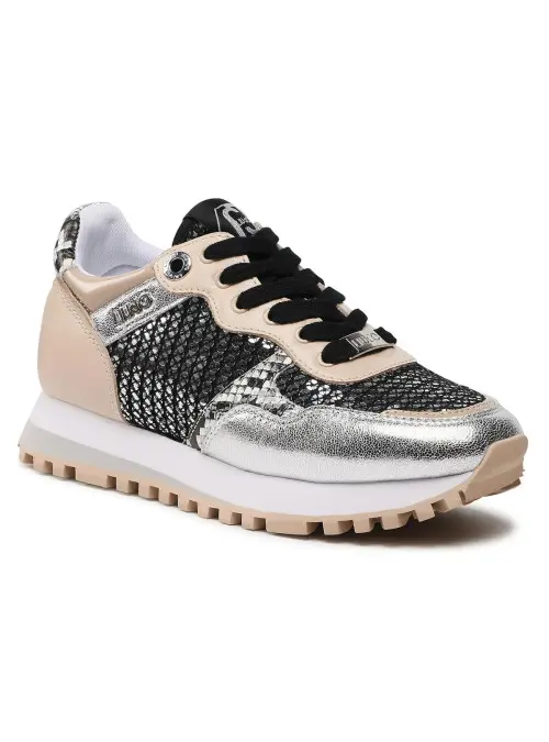 Liu Jo Damskie Sneakersy Wonder 01 BF2061TX254 Srebrny | Sklep Monotox