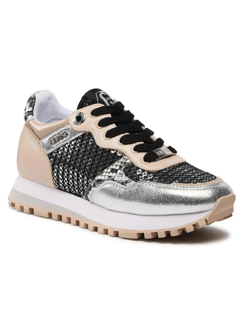 Liu Jo Damskie Sneakersy Wonder 01 BF2061TX254 Srebrny | Sklep Monotox