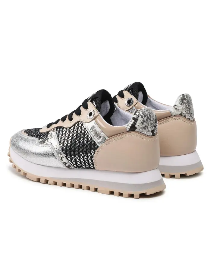 Liu Jo Damskie Sneakersy Wonder 01 BF2061TX254 Srebrny | Sklep Monotox