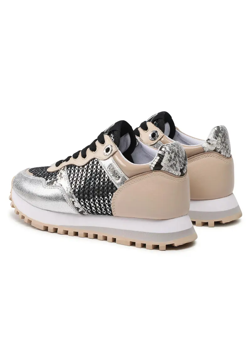 Liu Jo Damskie Sneakersy Wonder 01 BF2061TX254 Srebrny | Sklep Monotox