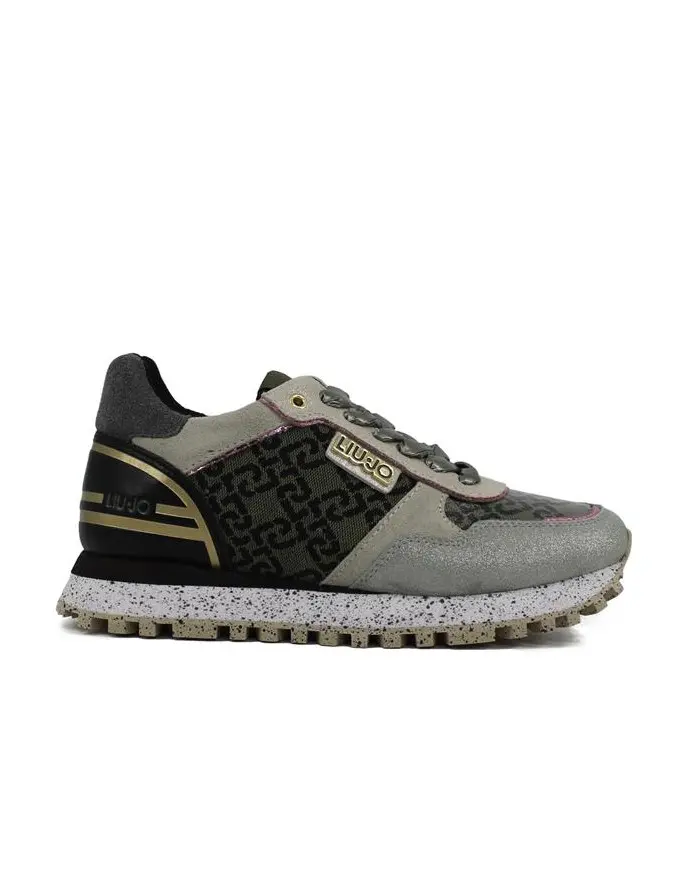 Liu Jo Damskie Sneakersy Wonder 24 BF2065PX307 Zielony | Sklep Monotox