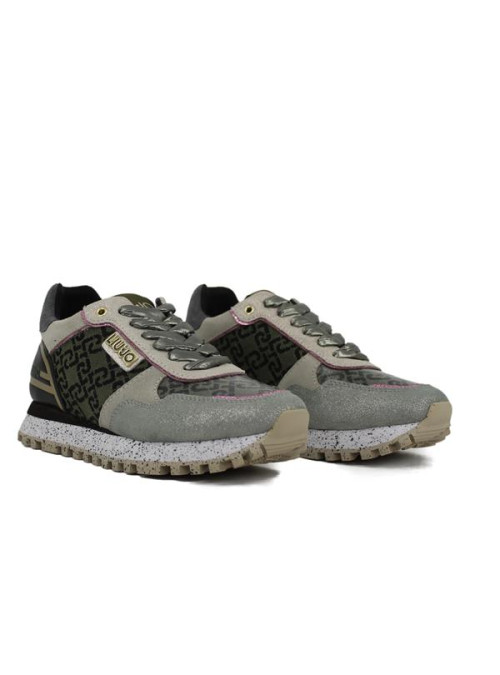 Liu Jo Damskie Sneakersy Wonder 24 BF2065PX307 Zielony | Sklep Monotox