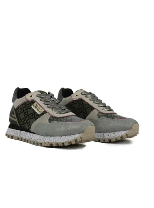 Liu Jo Damskie Sneakersy Wonder 24 BF2065PX307 Zielony | Sklep Monotox