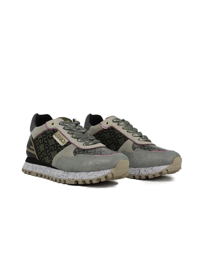 Liu Jo Damskie Sneakersy Wonder 24 BF2065PX307 Zielony | Sklep Monotox