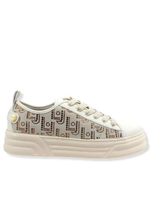 Liu Jo Damskie Sneakersy Cleo 01 BF2069PX104 Beżowy | Sklep Monotox