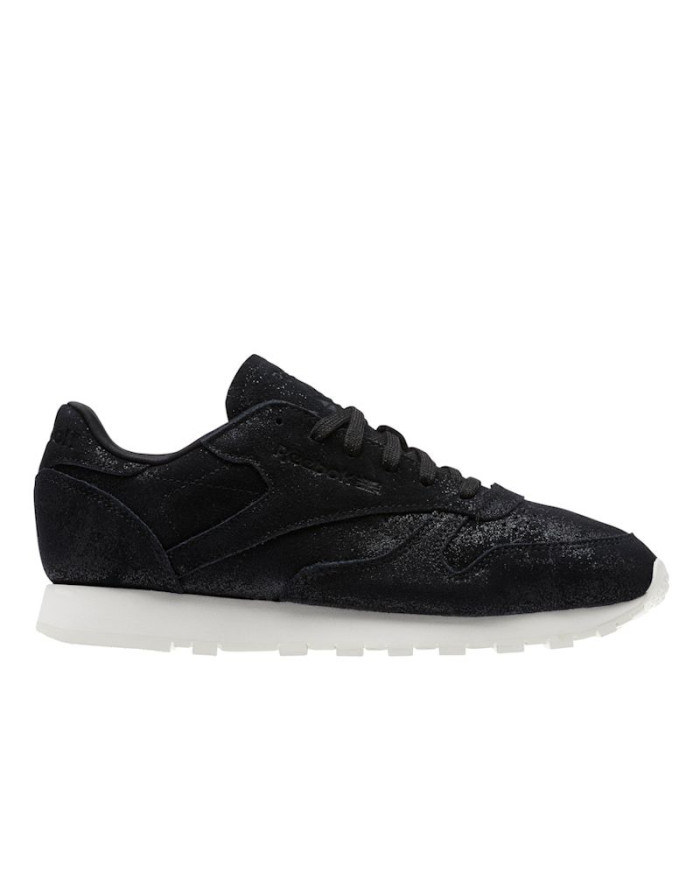 Reebok Damskie Sneakersy Cl Lthr Shimmer BS9856 Czarny | Sklep Monotox