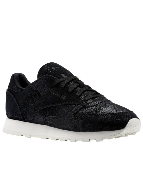 Reebok Damskie Sneakersy Cl Lthr Shimmer BS9856 Czarny | Sklep Monotox