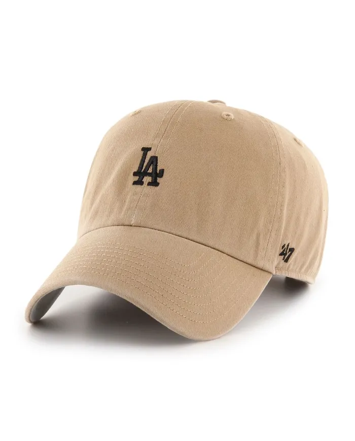 47 Brand Czapka z daszkiem Mlb Los Angeles Dodgers Base Runner BSRNR12GWS-KHB Beżowy | Sklep Monotox