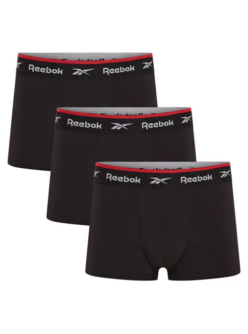 Reebok :: Bielizna męska SPORTS TRUNK REDGRAVE C82603PKA - Czarna | Sklep Monotox