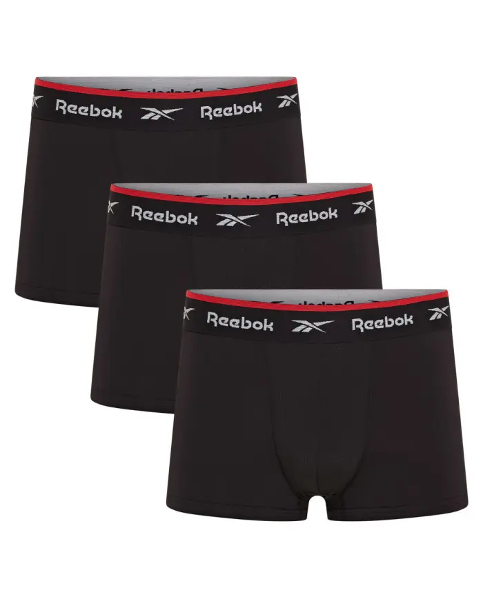 Reebok :: Bielizna męska SPORTS TRUNK REDGRAVE C82603PKA - Czarna | Sklep Monotox