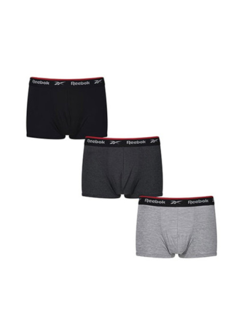 Reebok :: Bielizna męska SPORTS TRUNK REDGRAVE C82603PKB - Szara | Sklep Monotox