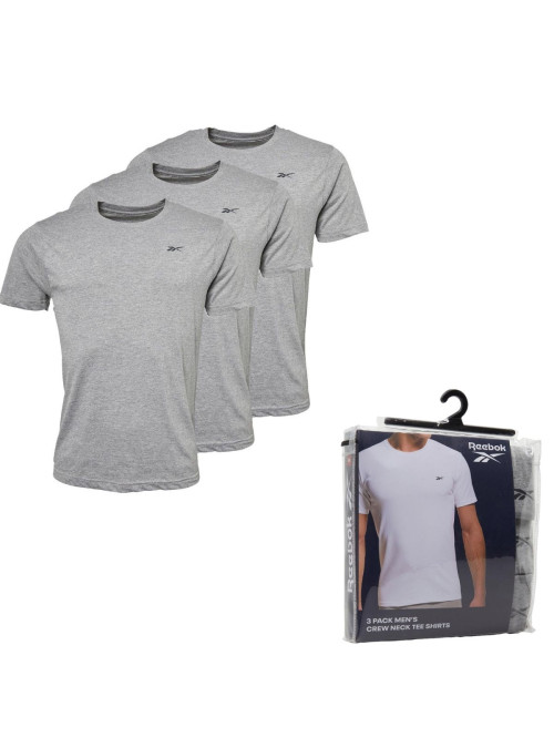 Reebok Męski T-shirt Crew Neck Tee Santo C82730 Szary | Sklep Monotox