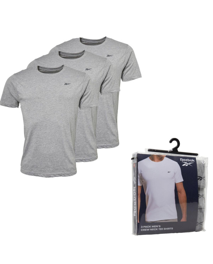Reebok Męski T-shirt Crew Neck Tee Santo C82730 Szary | Sklep Monotox