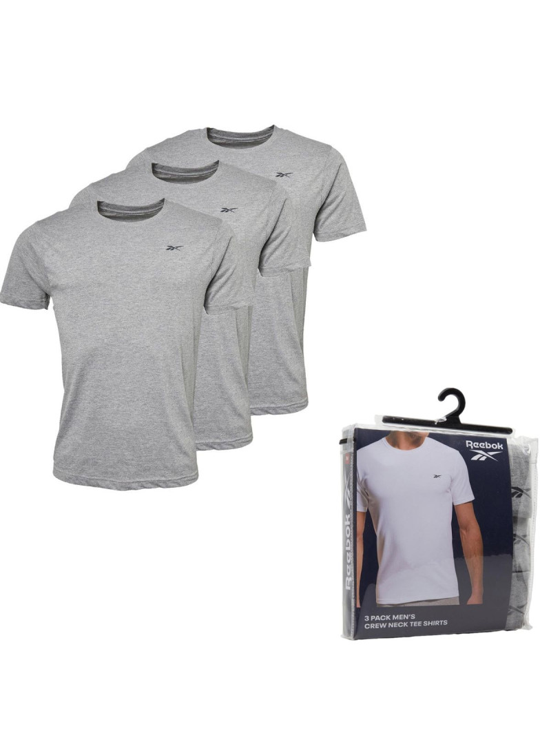 Reebok Męski T-shirt Crew Neck Tee Santo C82730 Szary | Sklep Monotox