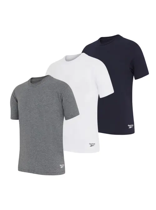 Reebok Męski T-shirt Crew Neck Tee Santo C8273CN3PKE Wielokolorowy | Sklep Monotox