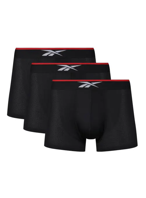 Reebok Męska Bielizna Sports Trunks Med Glyyn C85513PKA Czarny | Sklep Monotox