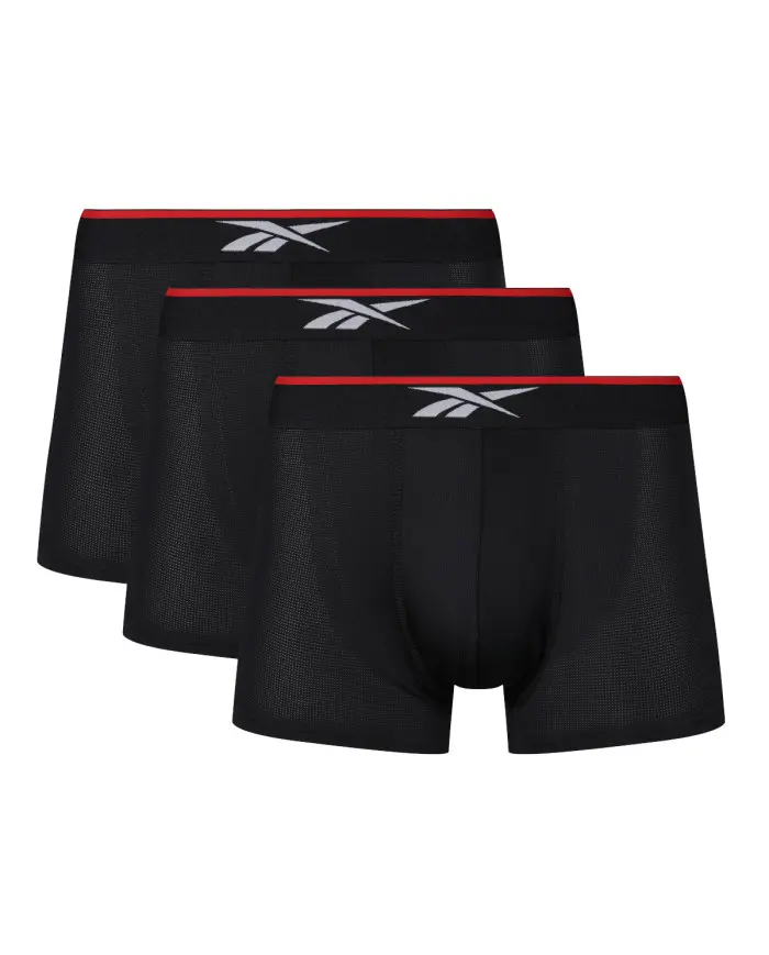 Reebok Męska Bielizna Sports Trunks Med Glyyn C85513PKA Czarny | Sklep Monotox