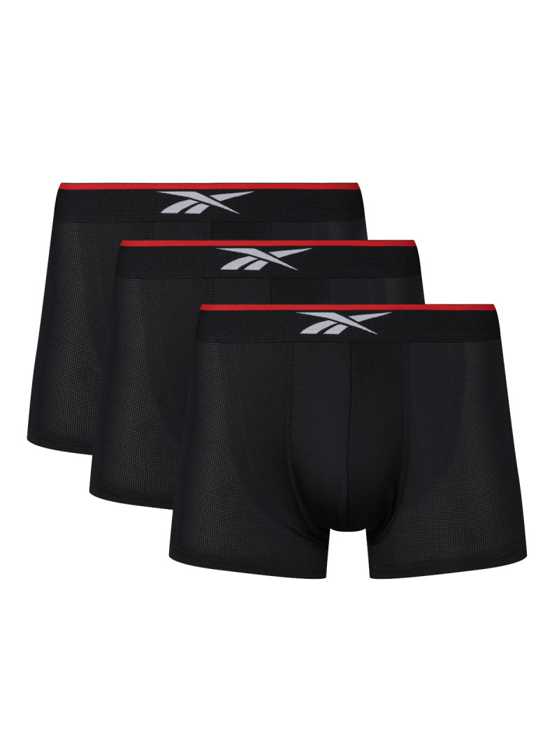 Reebok Męska Bielizna Sports Trunks Med Glyyn C85513PKA Czarny | Sklep Monotox