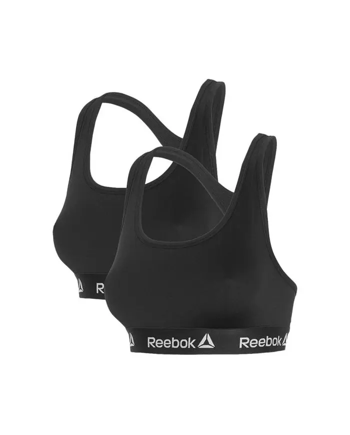 Reebok Damska Odzież Top Performance Crop Top 2pak C93960 Czarny | Sklep Monotox