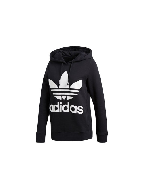Adidas Damska Bluza Trefoil Hoodie CE2408 Czarny | Sklep Monotox