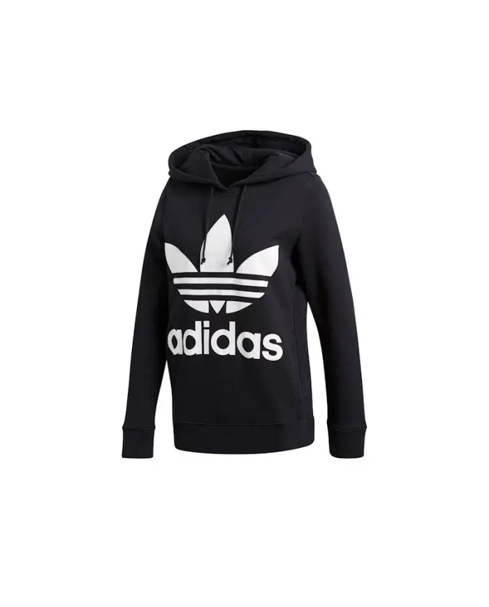 Adidas Damska Bluza Trefoil Hoodie CE2408 Czarny | Sklep Monotox